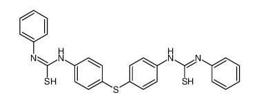 1-phenyl-3-[4-[4-(phenylcarbamothioylamino)phenyl]sulfanylphenyl]thiourea 162781-32-0
