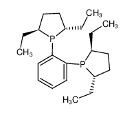 (2S,5S)-1-[2-[(2S,5S)-2,5-diethylphospholan-1-yl]phenyl]-2,5-diethylphospholane 136779-28-7