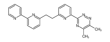 137956-21-9 5,6-dimethyl-3-[6-[2-(6-pyridin-2-ylpyridin-2-yl)ethyl]pyridin-2-yl]-1,2,4-triazine