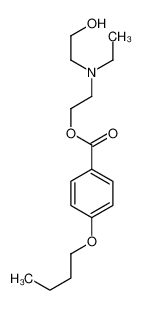 78329-84-7 2-[ethyl(2-hydroxyethyl)amino]ethyl 4-butoxybenzoate