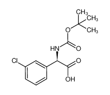 (2R)-2-(3-chlorophenyl)-2-[(2-methylpropan-2-yl)oxycarbonylamino]acetic acid 926641-28-3
