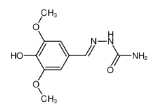[(3,5-dimethoxy-4-oxocyclohexa-2,5-dien-1-ylidene)methylamino]urea 6024-59-5