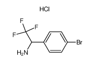 [1-(4-bromophenyl)-2,2,2-trifluoroethyl]amine hydrochloride 842169-72-6