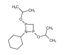 1-cyclohexyl-2,4-di(propan-2-yloxy)-1,2,4-azadiphosphetidine 106637-58-5
