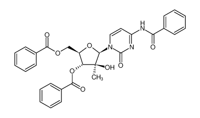 Benzamide, N-[1-(3,5-di-O-benzoyl-2-C-methyl-β-D-arabinofuranosyl)-1,2-dihydro-2-oxo-4-pyrimidinyl]-