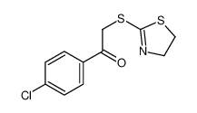 1-(4-chlorophenyl)-2-(4,5-dihydro-1,3-thiazol-2-ylsulfanyl)ethanone