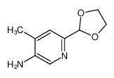 6-(1,3-dioxolan-2-yl)-4-methylpyridin-3-amine图片