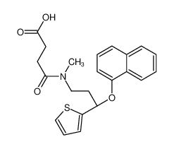 4-[甲基[(3S)-3-(1-萘基氧基)-3-(2-噻吩基)丙基]氨基]-4-氧代丁酸