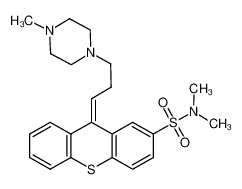 cis-Thiothixene N,N-Dimethyl-9-[3-(4-methyl-1-piperazinyl)propylidene]thioxanthene-2-sulfonamide 3313-26-6