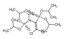 diisopropyl (2,2-dichloro-1-(diisopropoxyphosphoryl)vinyl)(methyl)phosphoramidate 70795-54-9