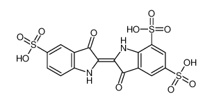 138574-86-4 structure, C16H10N2O11S3