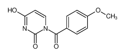 90330-17-9 1-(4-methoxybenzoyl)pyrimidine-2,4-dione
