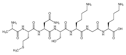 L-Lysine, L-alanyl-L-methionyl-L-asparaginyl-L-seryl-L-lysylglycyl-