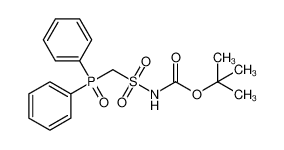 tert-Butyl ((diphenylphosphoryl)methyl)sulfonylcarbamate 410529-86-1