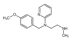 N'-[(4-methoxyphenyl)methyl]-N-methyl-N'-pyridin-2-ylethane-1,2-diamine 104499-47-0