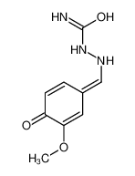 [(3-methoxy-4-oxocyclohexa-2,5-dien-1-ylidene)methylamino]urea 16742-60-2