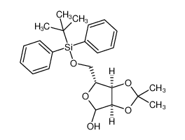 5-O-叔丁基联苯基硅烷-2,3-O-异亚丙基-Alpha,β-D-呋喃核