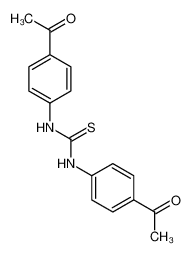 1,3-bis(4-acetylphenyl)thiourea 42084-03-7