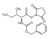 (2,5-dioxopyrrolidin-1-yl) (2S,3S)-3-methyl-2-(phenylmethoxycarbonylamino)pentanoate 3391-99-9