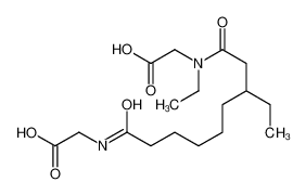 2-[[9-[carboxymethyl(ethyl)amino]-7-ethyl-9-oxononanoyl]amino]acetic acid 105172-44-9