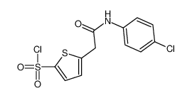 5-[2-(4-chloroanilino)-2-oxoethyl]thiophene-2-sulfonyl chloride 830330-70-6