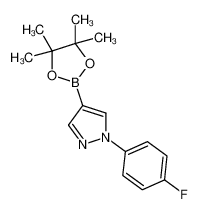 1-(4-fluorophenyl)-4-(4,4,5,5-tetramethyl-1,3,2-dioxaborolan-2-yl)-1H-pyrazole 1373918-57-0