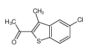 1-(5-Chloro-3-methyl-benzo[b]thiophen-2-yl)-ethanone 51527-18-5