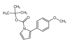 2-(4-methoxyphenyl)-1H-pyrrole-1-carboxylic acid 1,1-dimethylethyl ester 198981-85-0