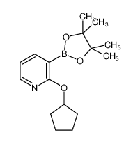 2-(环戊氧基)-3-(4,4,5,5-四甲基-1,3,2-二杂氧戊硼烷-2-基)吡啶