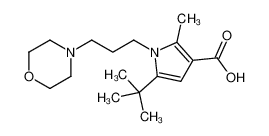 306936-17-4 2-甲基-5-(2-甲基-2-丙基)-1-[3-(4-吗啉基)丙基]-1H-吡咯-3-羧酸