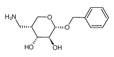 (2R,3S,4R,5R)-5-Aminomethyl-2-benzyloxy-tetrahydro-pyran-3,4-diol 1026939-30-9