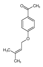 1-[4-(3-methylbut-2-enoxy)phenyl]ethanone 56074-71-6