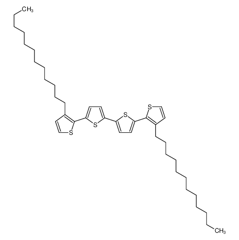 2-(3-dodecylthiophen-2-yl)-5-[5-(3-dodecylthiophen-2-yl)thiophen-2-yl]thiophene 162151-09-9
