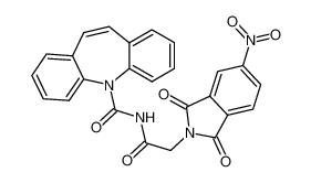 N-(2-(5-nitro-1,3-dioxoisoindolin-2-yl)acetyl)-5H-dibenzo[b,f]azepine-5-carboxamide 1220040-57-2
