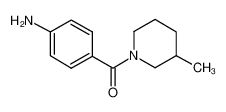 (4-aminophenyl)-(3-methylpiperidin-1-yl)methanone 79868-21-6
