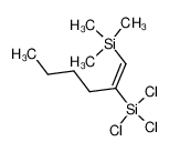 (E)-1-trimethylsilyl-2-trichlorosilyl-1-hexene 88154-03-4