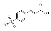 (2E)-3-[4-(甲基磺酰基)苯基]丙酸