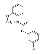 1-(3-chlorophenyl)-3-(2-methoxyphenyl)urea 54964-90-8