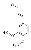 4-(3-chloroprop-1-enyl)-1,2-dimethoxybenzene 92632-95-6