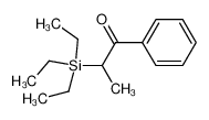 1-phenyl-2-(triethylsilyl)propan-1-one 103230-44-0