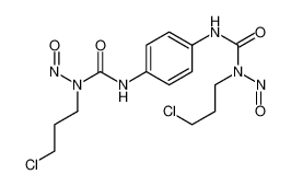 1-(3-chloropropyl)-3-[4-[[3-chloropropyl(nitroso)carbamoyl]amino]phenyl]-1-nitrosourea