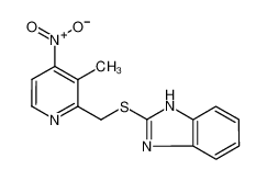 2-[(3-methyl-4-nitropyridin-2-yl)methylsulfanyl]-1H-benzimidazole 152402-98-7