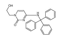 1-(2-hydroxyethyl)-4-(tritylamino)pyrimidin-2-one 138783-23-0