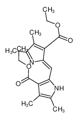 ethyl 2-[(3-ethoxycarbonyl-4,5-dimethyl-1H-pyrrol-2-yl)methylidene]-4,5-dimethylpyrrole-3-carboxylate 2407-72-9