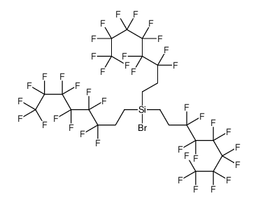 201740-57-0 structure, C24H12BrF39Si