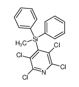 2,3,5,6-tetrachloro-4-(methyl-diphenyl-silanyl)-pyridine