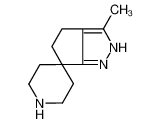 3-methylspiro[4,5-dihydro-2H-cyclopenta[c]pyrazole-6,4'-piperidine]
