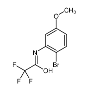 N-(2-bromo-5-methoxyphenyl)-2,2,2-trifluoroacetamide 78839-76-6