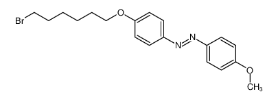 [4-(6-bromohexoxy)phenyl]-(4-methoxyphenyl)diazene 132458-37-8