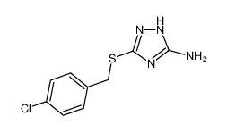 3-[(4-氯苄基)磺酰基]-1H-1,2,4-噻唑-5-胺